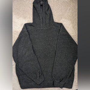Gap Dark Gray Fleece Hoodie Sweatshirt, XL or 16